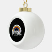 Freak trots keramische bal ornament (Rechts)