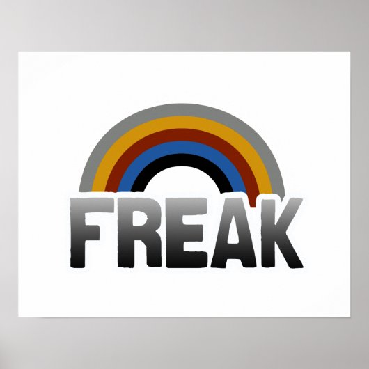 Freak trots poster (Voorkant)