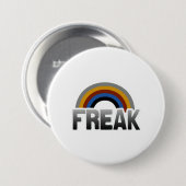 Freak trots ronde button 7,6 cm (Voorkant /achterkant)