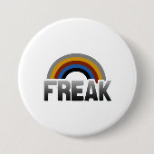 Freak trots ronde button 7,6 cm (Voorkant)