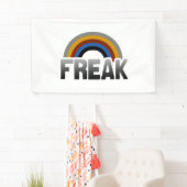 Freak trots spandoek (Insitu)
