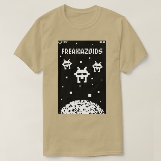 FREAKAZOIDS Arcade game T-shirt (Design voorkant)