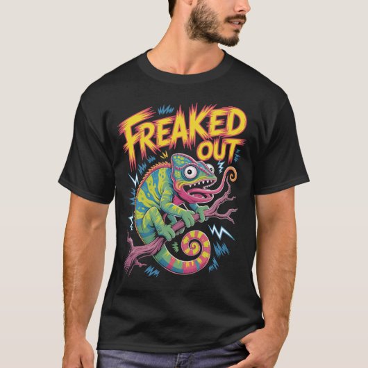 Freaked Out Chamäleon Shirt (Voorkant)