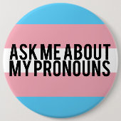 Freakin' Enormous Pronouns Button (Voorkant)