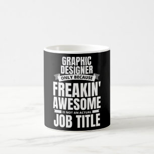 Freakin' Geweldige grafische ontwerper Funny Quote Koffiemok