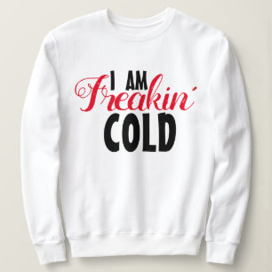 Freakin Koud Grappig T-shirt & Hoodie: Cool Winter