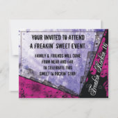 Freakin Rockin 16th Birthday Kaart (Voorkant)