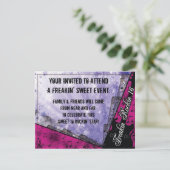 Freakin Rockin 16th Birthday Kaart (Staand voorkant)