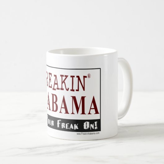 FreakinAlabama.com - Mok (Voorkant rechts)