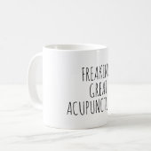 Freaking Grote Acupuncturist Grappige Acupunctuur Koffiemok (Voorkant links)