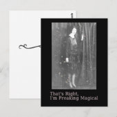 Freaking Magical  Photo Art Briefkaart (Voorkant / Achterkant)