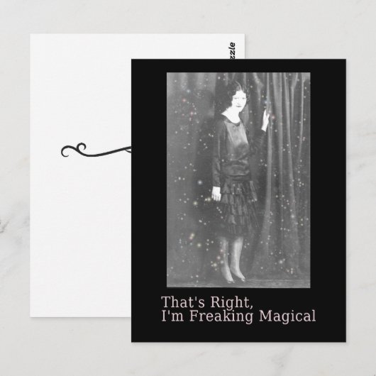 Freaking Magical  Photo Art Briefkaart (Voorkant / Achterkant)