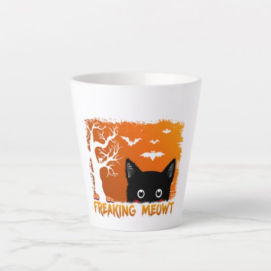 Freaking Meowt Latte Mok (Voorkant)