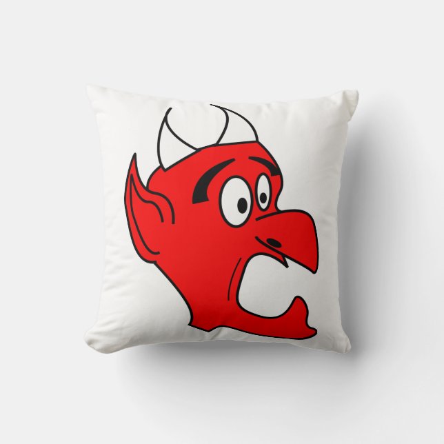 Freaking-out Devil Kussen (Voorkant)