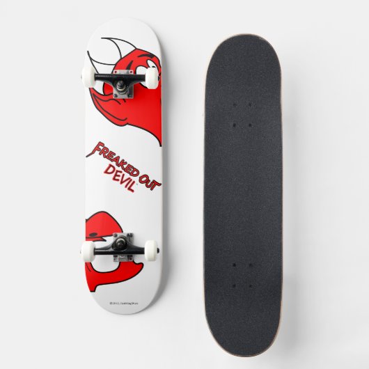 Freaking-out Devil Persoonlijk Skateboard (Voorkant)