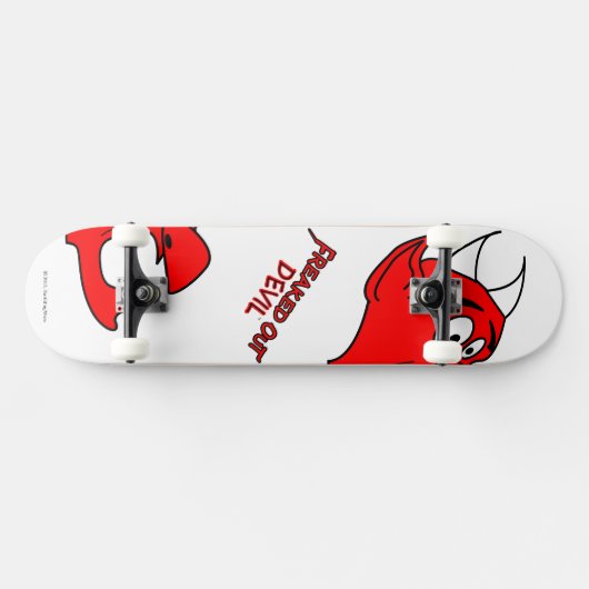 Freaking-out Devil Persoonlijk Skateboard (Horizontaal)
