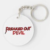 Freaking-out Devil Sleutelhanger (Achterkant)