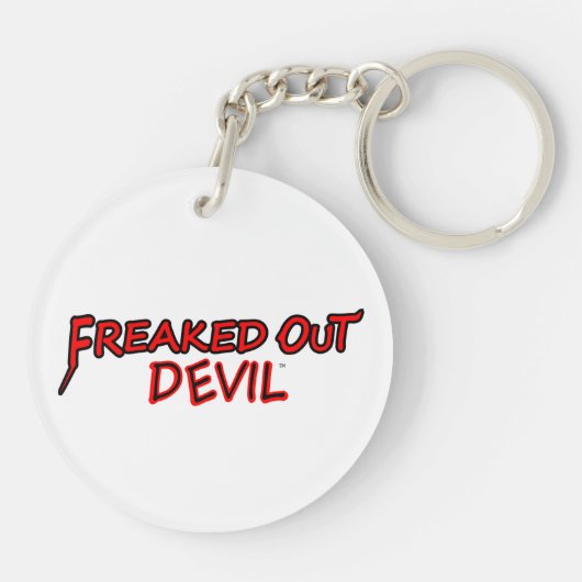 Freaking-out Devil Sleutelhanger (Achterkant)