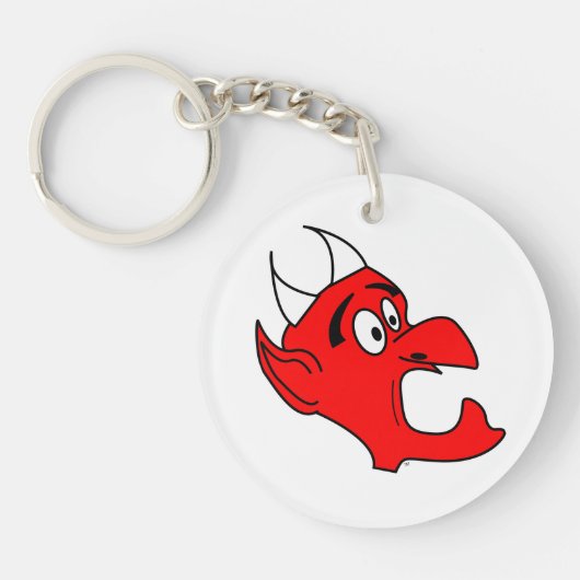 Freaking-out Devil Sleutelhanger (Voorkant)