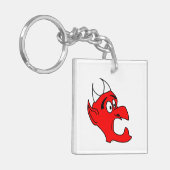 Freaking-out Devil Sleutelhanger (Voorkant Links)