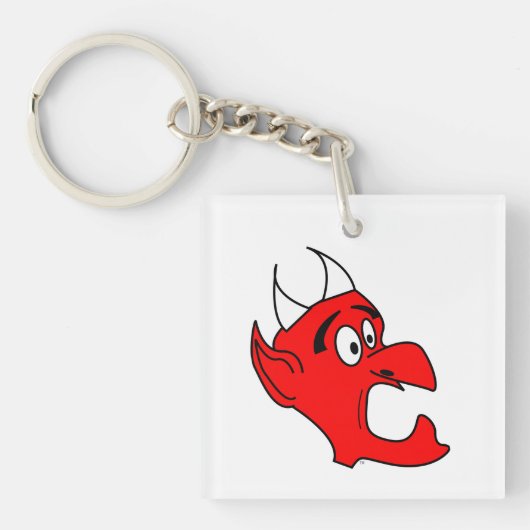 Freaking-out Devil Sleutelhanger (Voorkant)