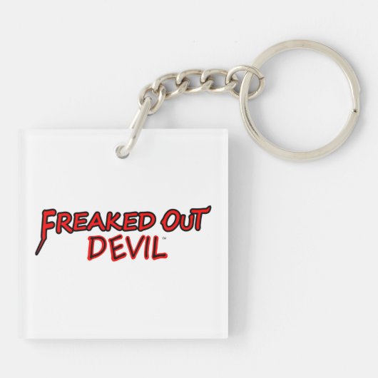 Freaking-out Devil Sleutelhanger (Achterkant)