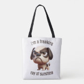 Freaking Ray van Sunshine Puppy Tas (Achterkant)