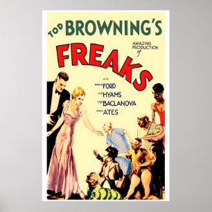 Freaks 1932 Film Poster Klassieke Hollywood Film