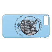 Freaks iPhone Case (Achterkant (Horizontaal))