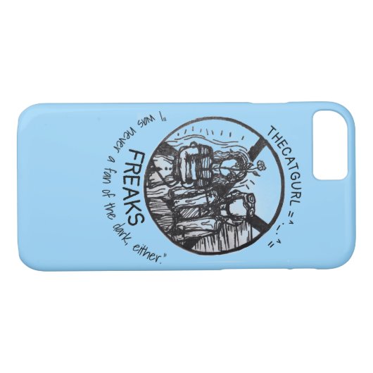 Freaks iPhone Case (Achterkant (Horizontaal))