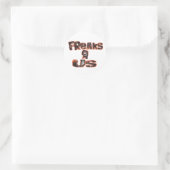 FreaksR US Ronde Sticker (Tas)