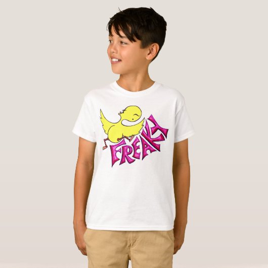 Freaky Bird T-shirt (Voorkant volledig)