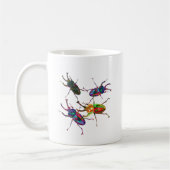 Freaky Coole Regenboog Hertenkoffers Koffiemok (Links)