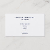 Freaky Cute Furless Sphynx Kitten Visitekaartje (Achterkant)