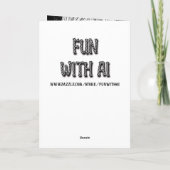 Freaky Enge Spooky Oude Doll Halloween Kaart (Achterkant)