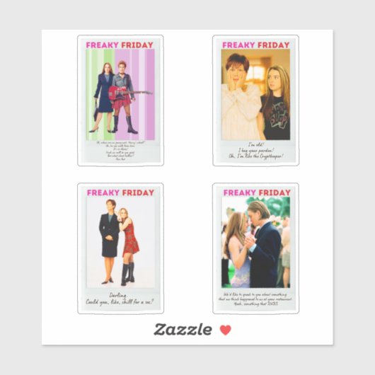 Freaky Friday-film Sticker (Vel)