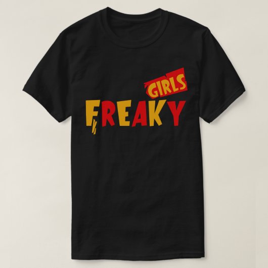 Freaky Girls T-shirt (Design voorkant)