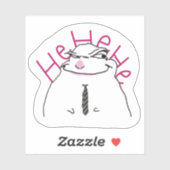 freaky hamster meme sticker (Vel)