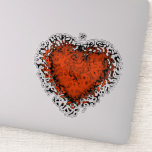 Freaky hart v2 sticker