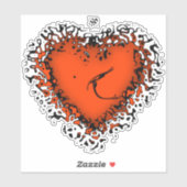 Freaky-hart v4.2-sticker sticker (Vel)