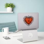 Freaky-hart v4.2-sticker sticker (Laptop op bureau)