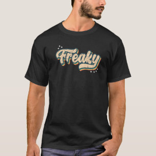 Freaky  look slang a 70s kostuum of 80s Co. T-shirt