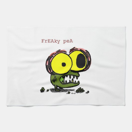 Freaky Pea Kitchen Towel Theedoek (Horizontaal)