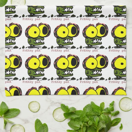 Freaky Pea Kitchen Towel Theedoek (Gevouwen)