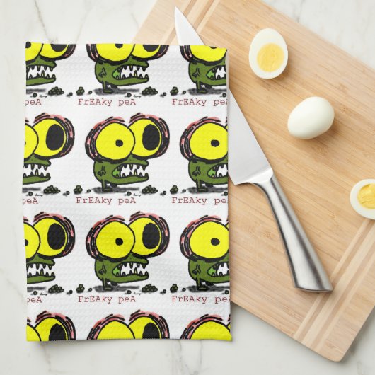 Freaky Pea Kitchen Towel Theedoek (Quarter Fold)