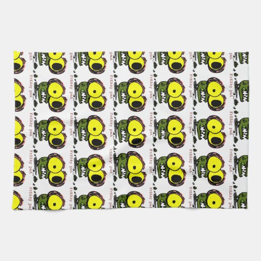 Freaky Pea Kitchen Towel Theedoek (Horizontaal)