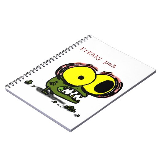 Freaky Pea Notitieboek (Linkerzijde)