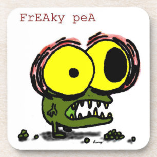 Freaky Pea-Onderzetters - set van 6 Onderzetter