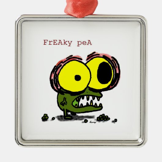 Freaky Pea Ornament (Voorkant)