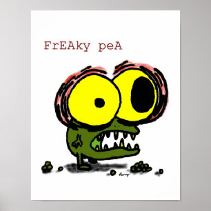 Freaky Pea Print